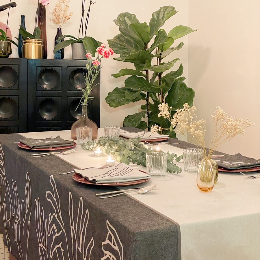 Conjunto Banquete Manos · 6-12 comensales